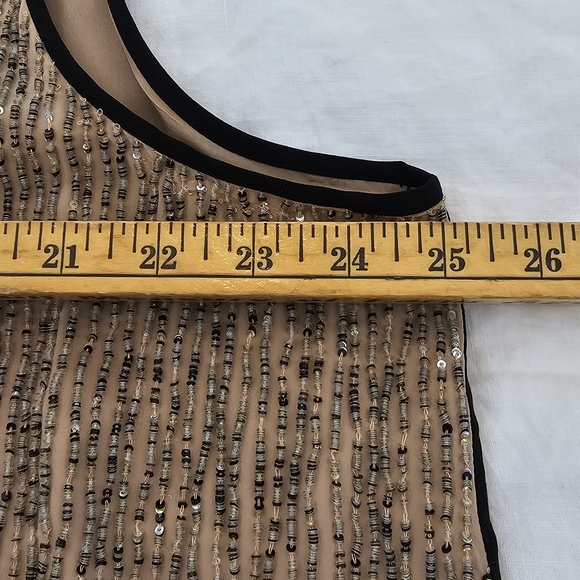 Eileen Fisher Black and Gold Tank Top - Picture 6 of 10